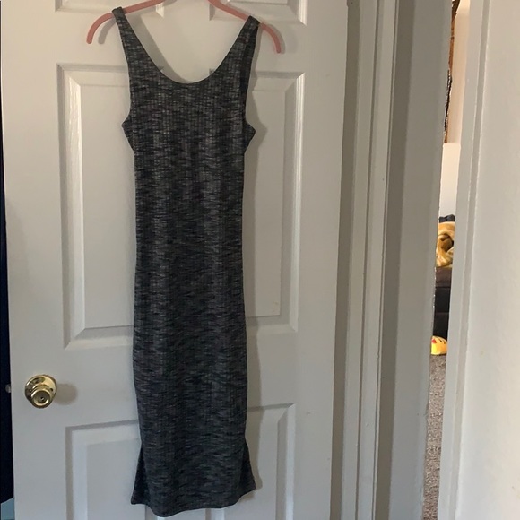 Express Dresses & Skirts - Grey and black cutout dress Express Dresses & Skirts - Grey and black cutout dress